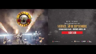 Guns N' Roses: "Live At River Plate Stadium", Buenos Aires, Argentina. September 30th, 2022. Full