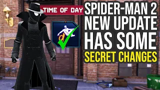 Spider Man 2 Update Has Secret Changes & Big New Tricks (Spider Man 2 Change Time Of Day)