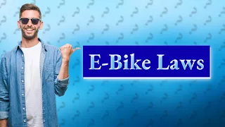 Are e bikes legal in Germany?