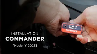 Commander Installation For Tesla Model Y [built after June 2023]