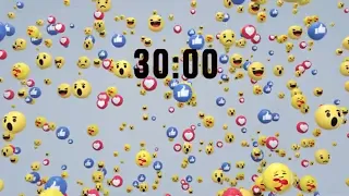 30 Minute Emoji Countdown Timer With Relaxing Music