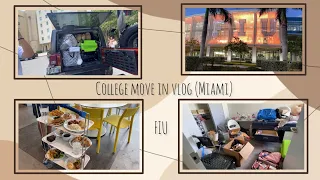 College Move In Day - Mini vlog (FIU edition)