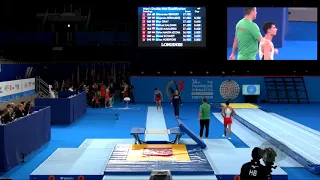 CARVALHO COSTA Diogo (POR) M - 2019 Trampoline Worlds, Tokyo (JPN) - Qualification Double Mini R1