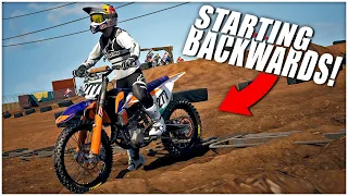 I Started Backwards in a Race... (Monster Energy Supercross: The Official Videogame 3)