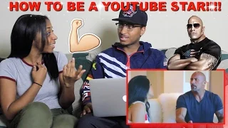 Couple Reacts : How To Be a YouTube Star (ft. The Rock) By iiSuperwomanii Reaction!!!