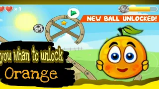 You want to unlock Orange Ball? #redball4 |How to do Unlock Orange Ball 🍊| Easy Method to unlock |