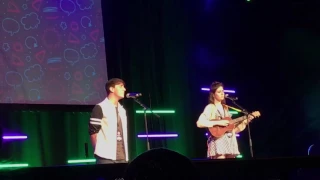 thomas sanders and dodie clark- dear happy (live at playlist)