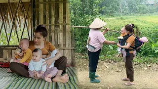 Single mom - Going everywhere to find a home for her abandoned child, struggling to raise 3 children