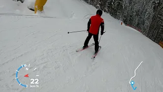 Буковель 2021, траса 8D | Snowboarding Bukovel