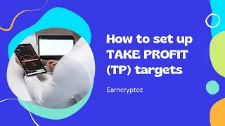 How to set up TAKE PROFIT (TP) targets 1, 2, 3 and 4 in a #crypto #Futures trade on @Binance