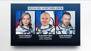 Soyuz MS-18 - Farewells and Hatch Closing on the International Space Station