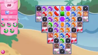 Candy Crush Saga LEVEL 129 NO BOOSTERS (OLD VERSION with Countdown Crystals)