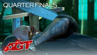 Will He Escape? Matt Johnson Terrifies The Judges - America's Got Talent 2021