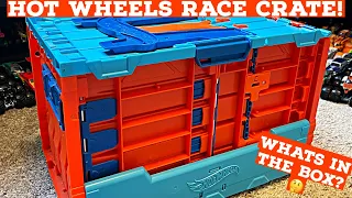 HOT WHEELS RACE CRATE! | UNBOXING & REVIEW | ULTIMATE HOT WHEELS TRACK/PLAY SET!