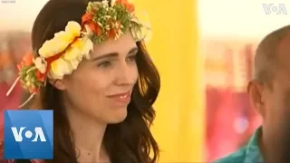 New Zealand PM Jacinda Ardern Meets with Pacific Islanders on Climate Change