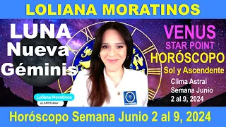 #LUNA NUEVA EN #GÉMINIS Y VSP "TRIPLE CONJUNCIÓN" #Horóscopo Sol y Ascendente por Loliana Moratinos