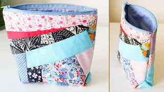 Sewing Projects For Scrap Fabric [Part 20] How To Make A Zipper Pouch