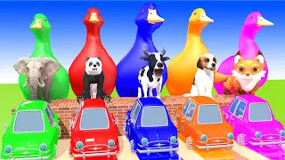 5 Giant Duck, Monkey, Piglet, chicken, dog, elephant, cow, Sheep, Transfiguration funny animal 2023