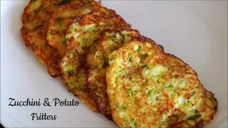 5 Min Breakfast - Zucchini & Potato Fritters