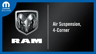 Air Suspension, 4-Corner | How To | 2022 Ram 1500 DT