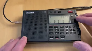 Noon Shortwave ETM+ Scan with the Tecsun PL330 from Toronto Canada