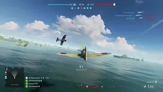 Facing one of the best pilots in BF5 (Dude in the jet:  i still owe you a beer)