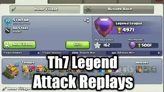 "Synthe" Th7 Legend League Attack Replays 🏆