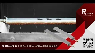 IR-RED ® FLAME l Commercial Infrared Metal Fiber Burner MFB555-80 & MFB690-80 l PP Systems