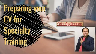 Preparing your CV for Specialty Training