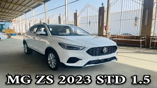 ام جي MG ZS 2023 STD فئة ستاندر لكن بمواصفات ومميزات اكثر من سعرها وهي الاكثر مبيعا