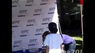 UFC Champ Ronda Rousey meeting fans in Seattle 2013