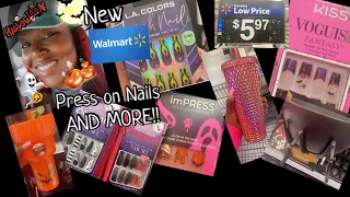 Walmart shopping | press on nails | Halloween 🎃 and fall items | low prices | Walmart haul