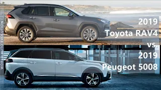 2019 Toyota RAV4 vs 2019 Peugeot 5008 (technical comparison)