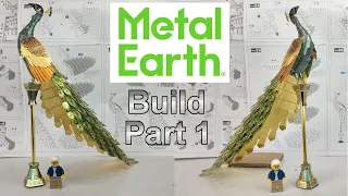 Metal Earth Premium Build - Peacock Part - 1