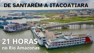 Como foi a viagem de barco Santarém, no Pará, a Itacoatiara, no Amazonas, em dezembro 2023