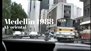 Medellin, avenida oriental año 1988