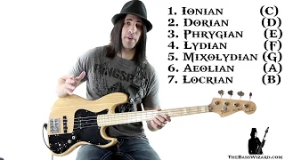 Bass Lesson - Beginner's Guide to Scales and Modes (The Bass Wizard)