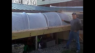 DIY Hoop House for an Elevated Garden Bed