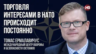Торгівля інтересами в НАТО відбувається постійно – Томас Єрмалавічус