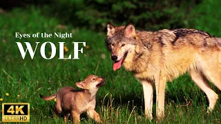 Wolves in 4K Ultra HD - With Bird sounds #wolf #wildlife #4k