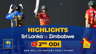 2nd ODI Highlights | Sri Lanka vs Zimbabwe 2022