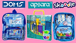 Doms Smart Kit vs My Apsara Kit vs Skoodle Art & Activity Kit - Unboxing and Comparison