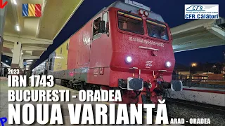 IRN 1743 Arad - Oradea | Calatorie si prezentare grupa trenului Ister de la Bucuresti