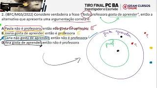 IBFC - PCBA - Raciocínio Lógico com o Prof: Luis Telles