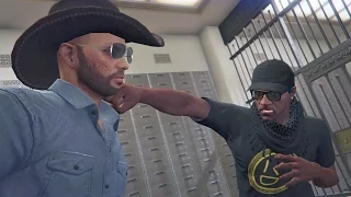 BANK BRAWL! | GTA 5 THUG LIFE #132