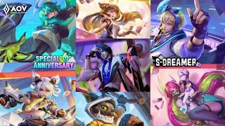 Falas das skins S-Dreamer 6° Aniversário - Arena of Valor