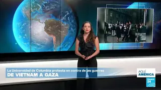 De Vietnam a Gaza: los estudiantes protestan contra el rol de Estados Unidos en la guerra