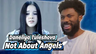 DANELIYA TULESHOVA - Not About Angels (Birdy cover) REACTION VIDEO #daneliyatuleshova #birdy