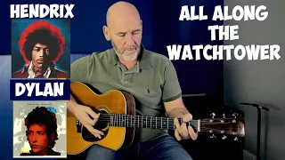 All along the watchtower - Hendrix/Dylan - Acoustic guitar lesson - 2022