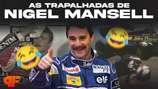 AS MAIORES TRAPALHADAS DE NIGEL MANSELL! 🦁 - Primeira Fila